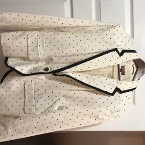 Polka dot blazer